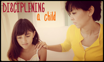 Disciplining A Child